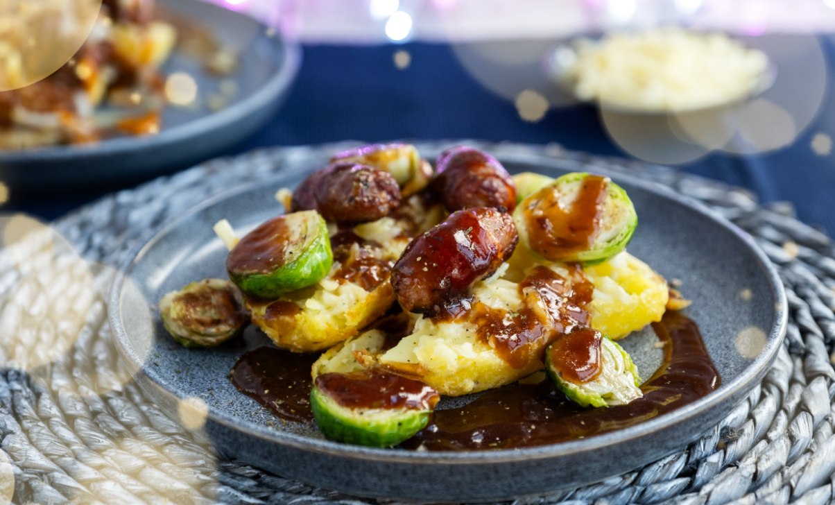 Giant Festive Air Fryer Roast Potatoes